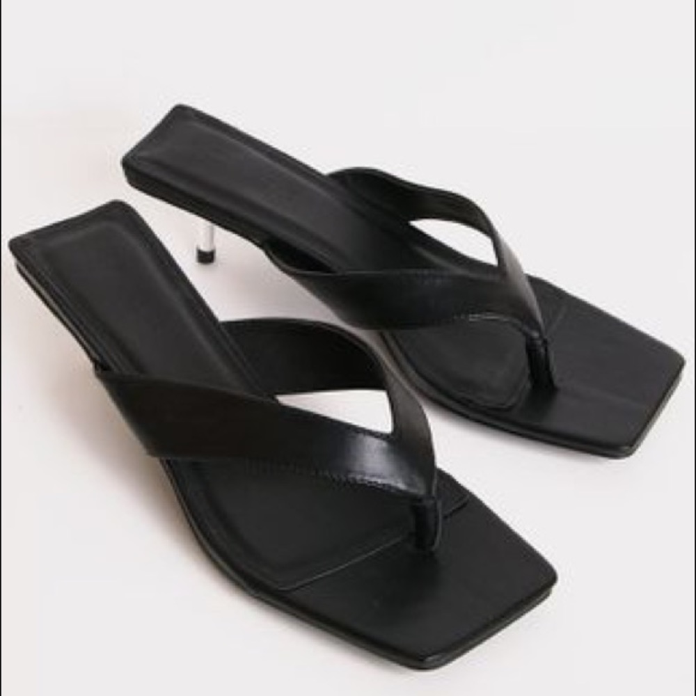 Thong Kitten Heel Sandals